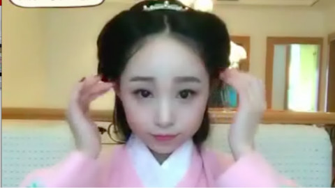 【豆蔻教程】汉服发型教程第一弹!三步还原刘诗诗允贤发型!炒鸡简单!